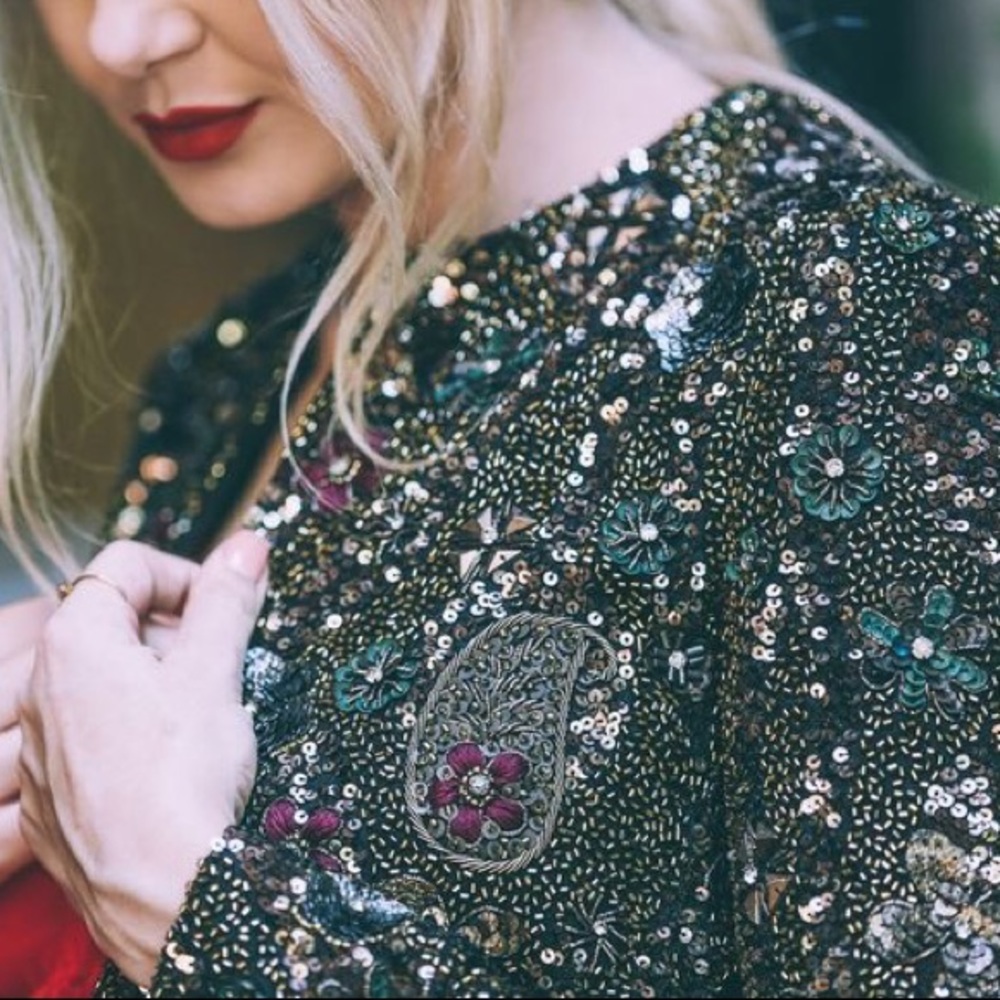 Alice & Olivia Kidman Embellished Jacket
